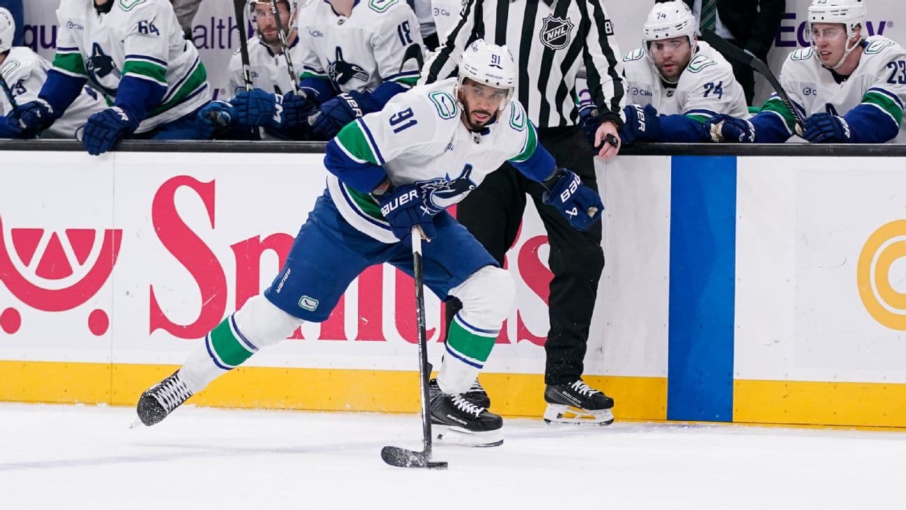 Evander Kane of the Vancouver Canucks has 10 goals and 16 assists in 58 games this season.