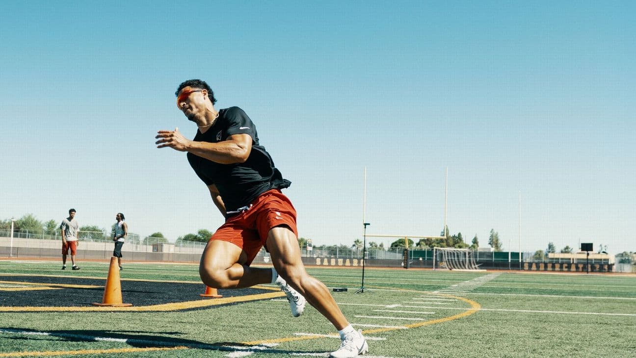 Michael Wilson has been working on his speed during the offseason after finishing strong last year.