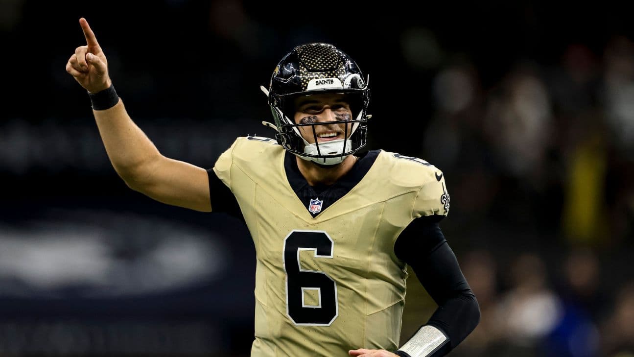 Tyler Shough has lots of fantasy upside heading into 2026 after an efficient end to the 2025 season.