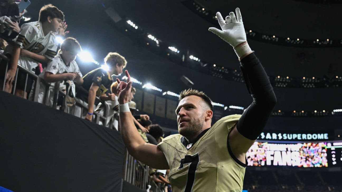 Taysom Hill is the only NFL player in the Super Bowl era to have thrown for more than 1,000 yards, rushed for more than 1,000 yards and have more than 1,000 yards receiving. He is one of only five pla