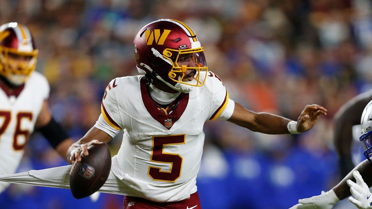 Jayden Daniels dazzled as a rookie, but injuries put a damper on his sophomore campaign.