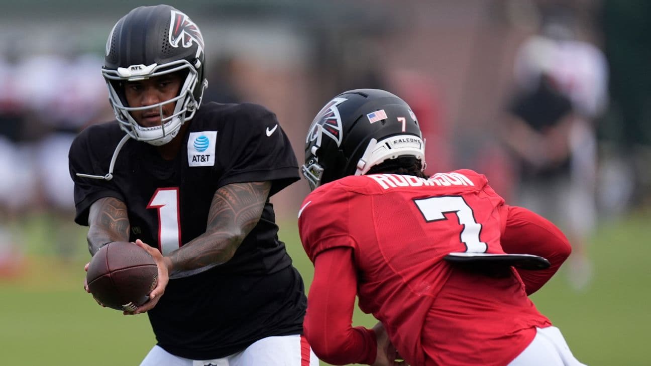 Tua Tagovailoa was healthy enough to practice Friday and Bijan Robinson's hold-in ended when he signed his new deal, so both stars were available and connected.