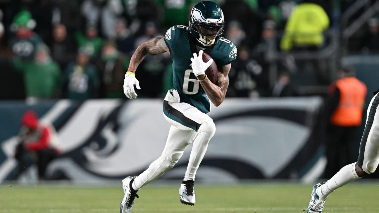 DeVonta Smith is the unquestioned WR1 for the Eagles entering the season, following the departure of A.J. Brown.