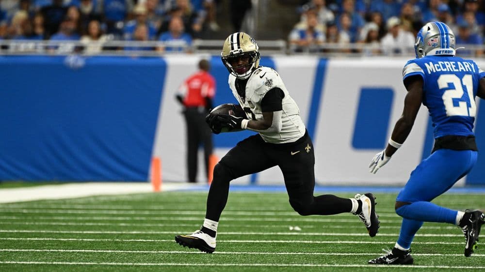 Travis Etienne Jr. carried the ball only nine times in his Saints debut.