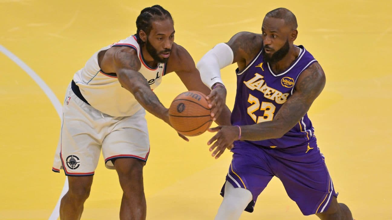 Kawhi Leonard, LeBron James