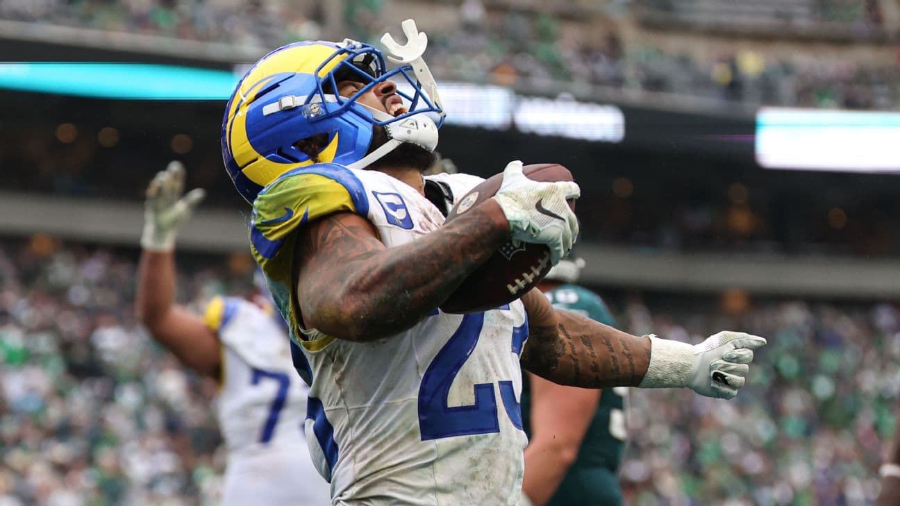 Kyren Williams currently leads the Rams offense in fantasy points, and is getting more looks in the passing game through the first four weeks of the season.