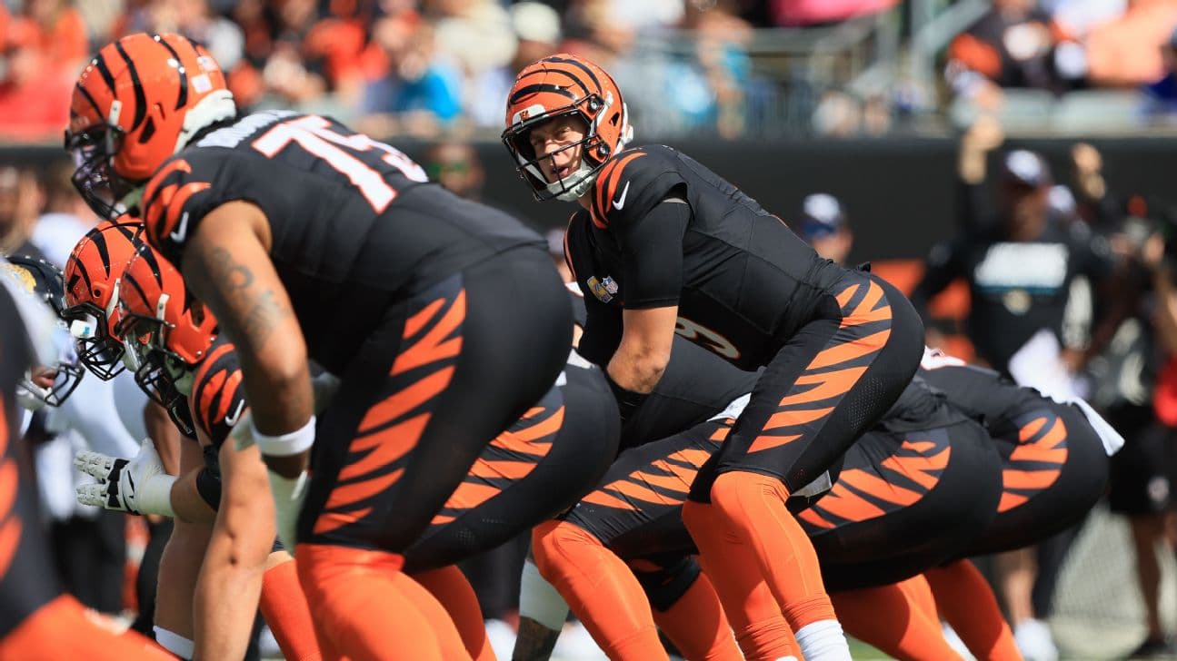 The Bengals have tried putting Joe Burrow under center, but with the lack of a strong run game, it's not working out.