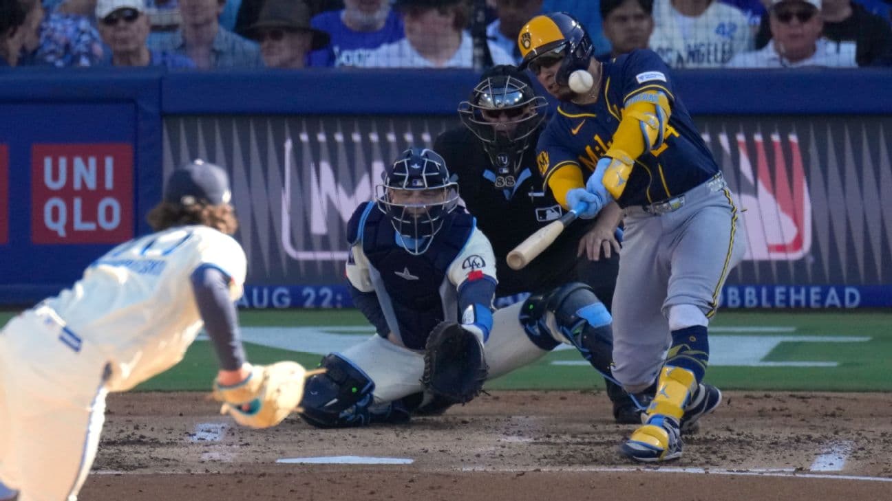 The Brewers took three of four from the Dodgers in August. Who comes on top in our rankings?  Brewers Dodgers [1296x729]