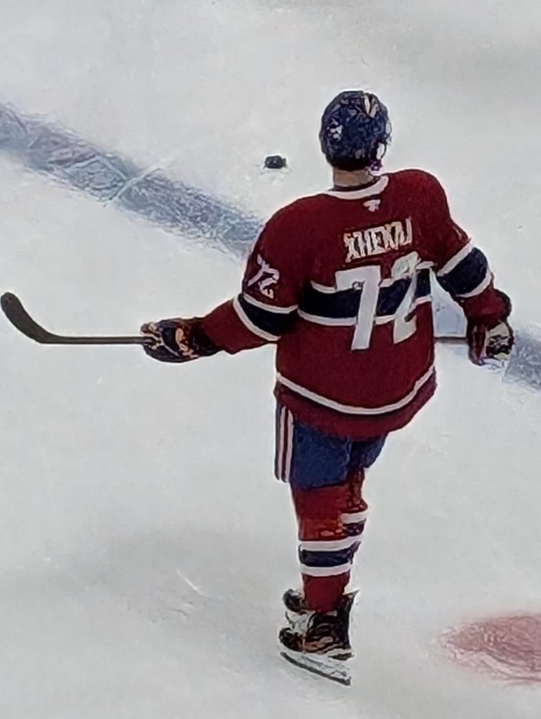 Arber Xhekaj of the Montreal Canadiens