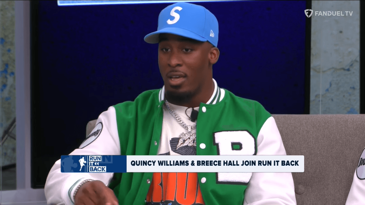 Breece Hall of the New York Jets