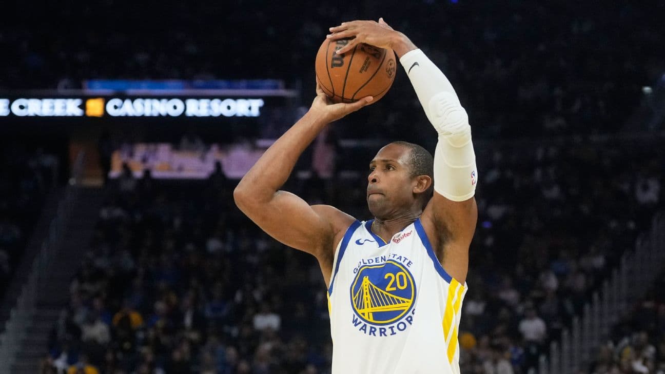 Returning Warriors center Al Horford will be the 13th player to reach 20 NBA seasons.