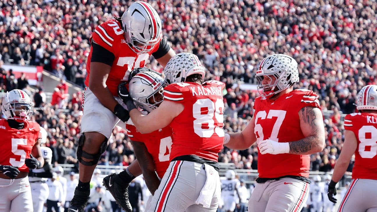 Will Kacmarek is considered the best blocking tight end in the draft.