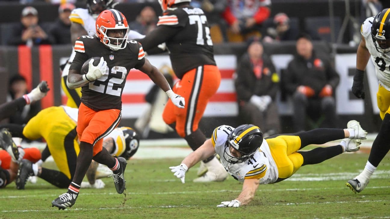 Dylan Sampson could see some daylight in Week 18 against the Bengals.