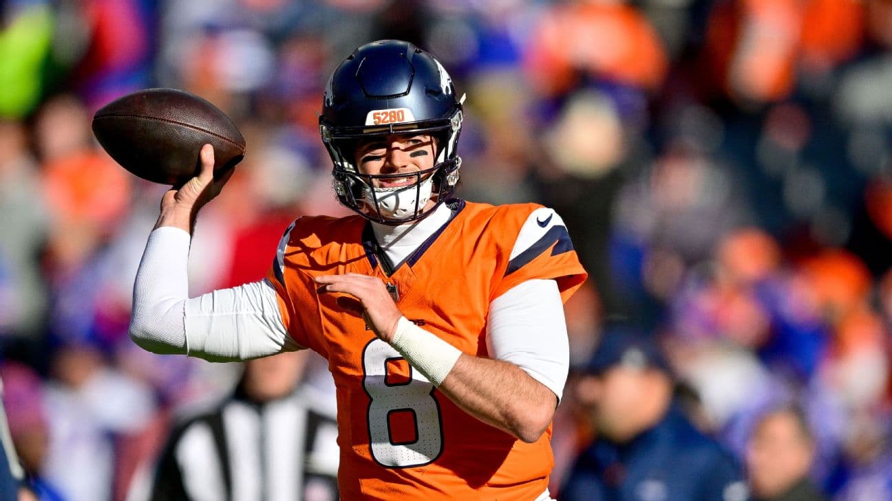 Jarrett Stidham will be making his first start since 2023 and the fifth since he was drafted in 2019.