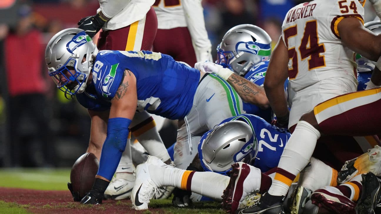 On Nov. 2, the Seahawks used AJ Barner and the "Barnyard" to score against the Washington Commanders.