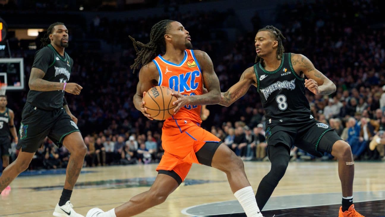 Cason Wallace of the Oklahoma City Thunder has scored 20-plus points in two straight games.