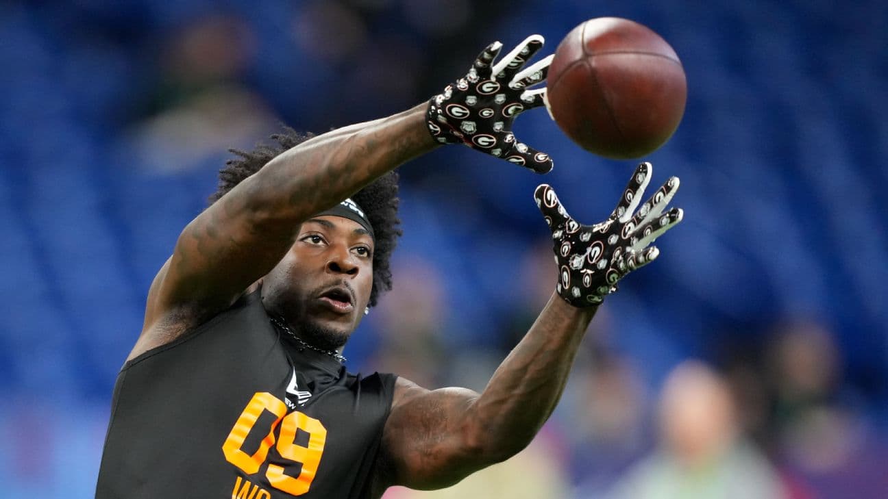 Falcons third-round pick Zachariah Branch led the SEC in receptions last season with 81.