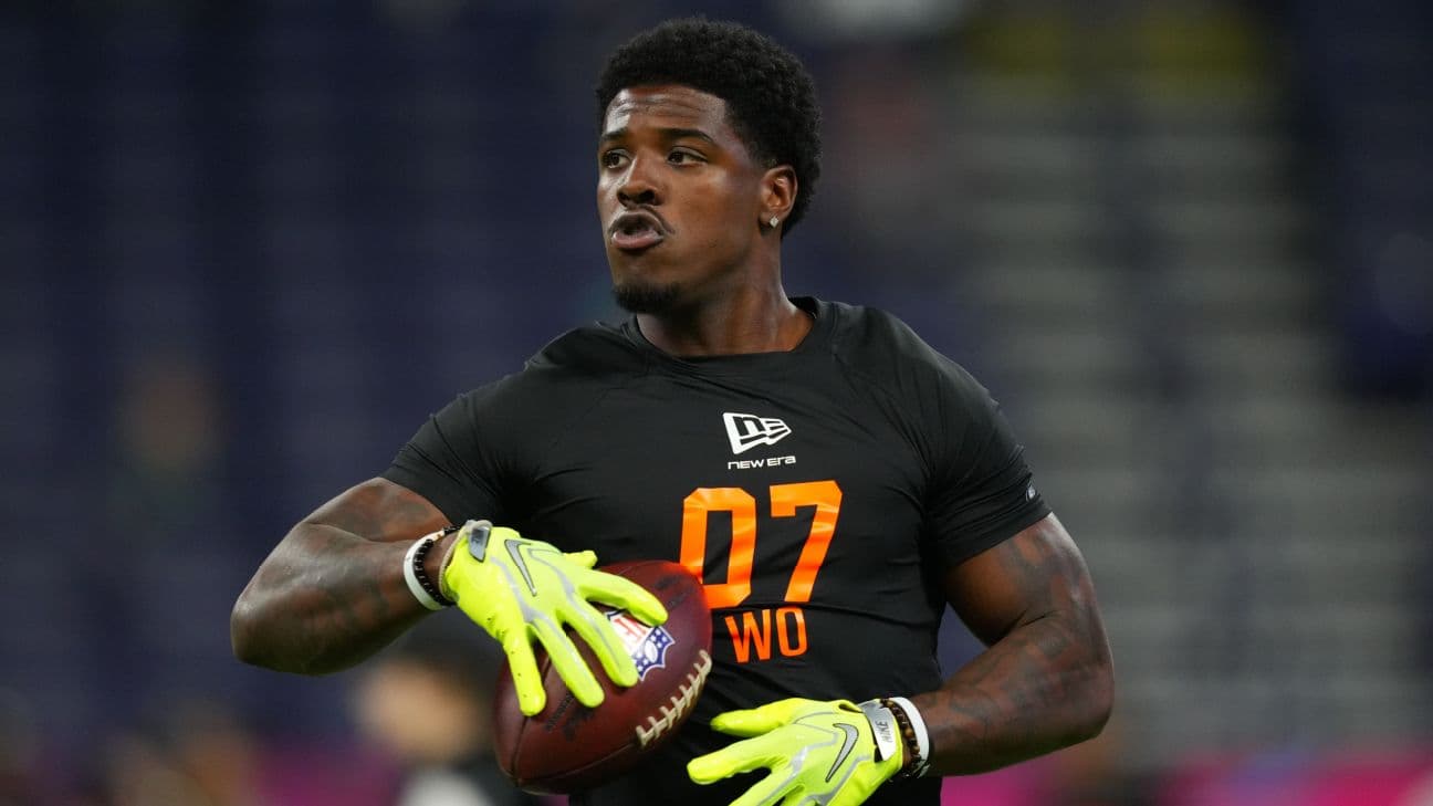Wide receiver Germie Bernard's solid build makes him a good fit in the physical AFC North, and he's a detailed route runner.
