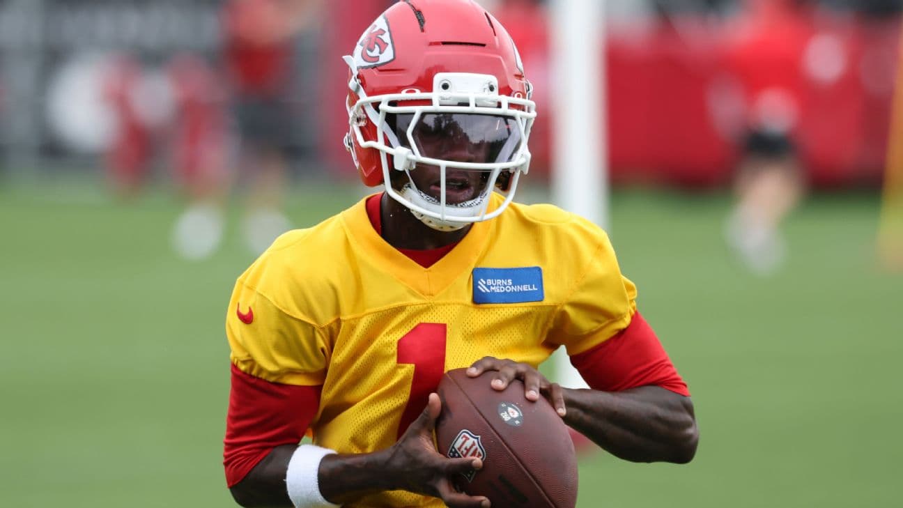 Wideout Xavier Worthy has looked improved this offseason.