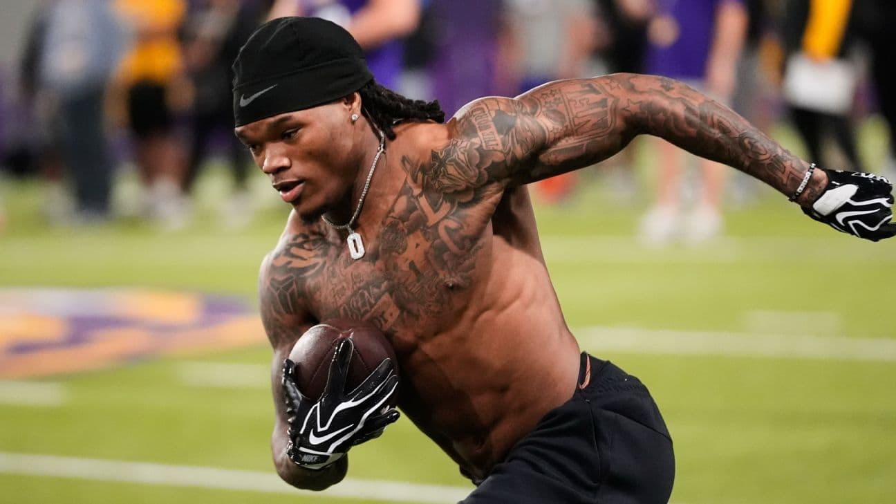 Caleb Williams said former LSU wide receiver Zavion Thomas can be a "special" player for the Bears.