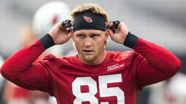 Trey McBride is happy his college feud with veteran safety Andrew Wingard has been set aside now that they're teammates.