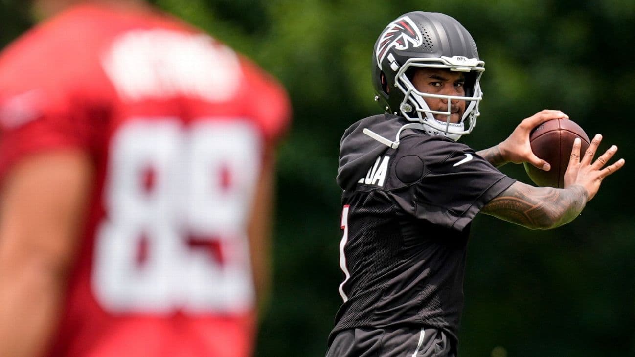Tua Tagovailoa is throwing during individual sessions, but not team drills, yet.