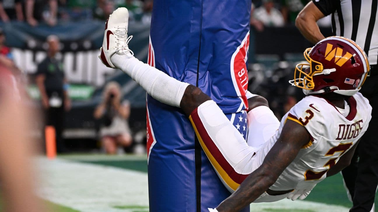 Stefon Diggs' goal-post hug was outlawed by the NFL ahead of the 2014 season.