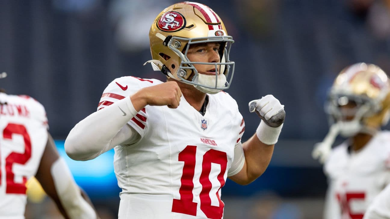 Mac Jones provided a lift for the 49ers when subbing in for Brock Purdy last season and is one of the league's top backup quarterbacks in 2026.
