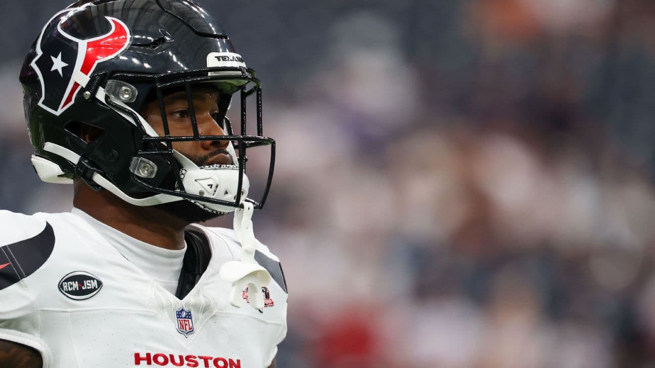 Nico Collins will miss Week 2 with a hamstring injury suffered during Wednesday practice.