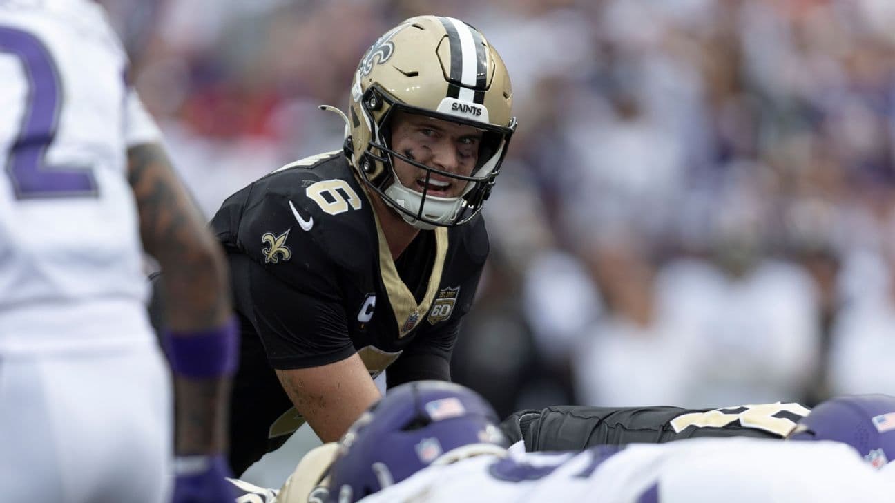 Tyler Shough and the Saints held off the Ravens on Sunday for the biggest win of the QB's career.