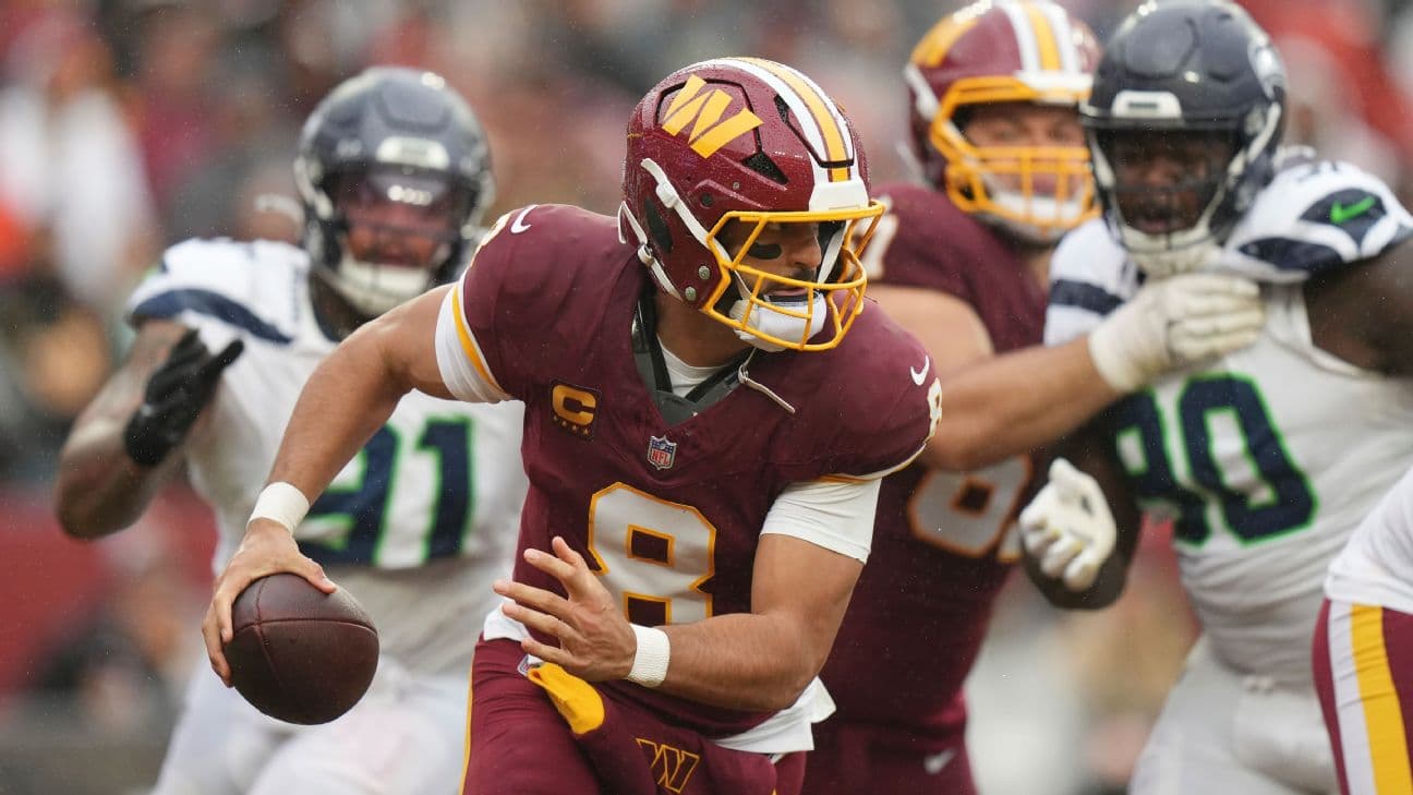 Led by backup QB Marcus Mariota, the Commanders shocked the Seahawks on Sunday.