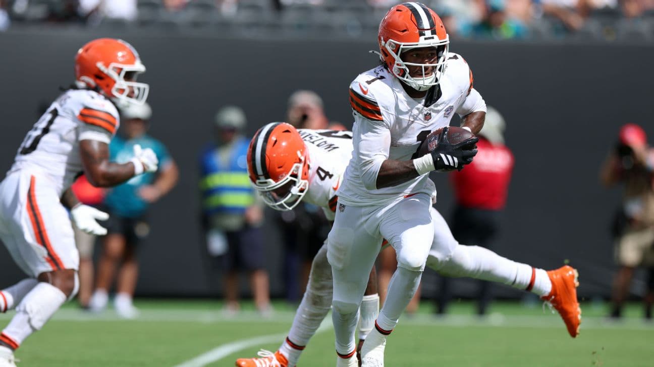The Browns will have to get creative to find more ways to get the ball into KC Concepcion's hands.
