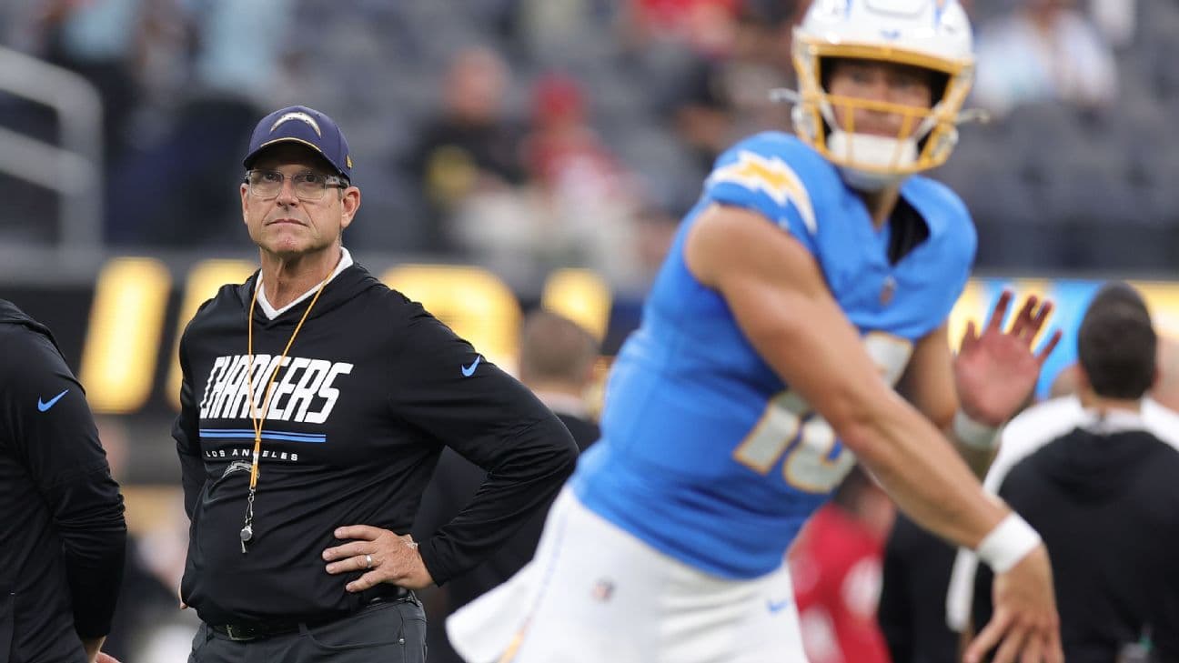 “Obviously not where we want to be,” quarterback Justin Herbert said about the Chargers' 0-3 start to the 2026 season. “And it starts with me.”