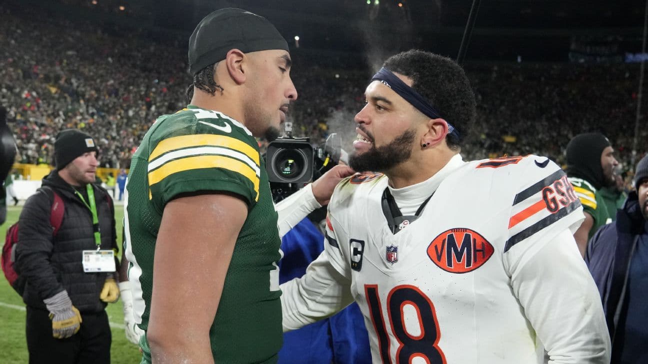Jordan Love's Packers beat Caleb Williams' Bears on Dec. 7, but Chicago has flipped the script with two straight wins and enter Sunday's game as road favorites.