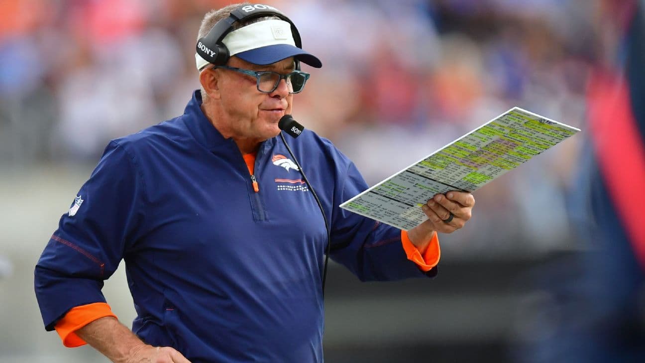 Broncos coach Sean Payton said he wanted to have more balance between the run and pass as well as to reduce "the calorie count'' in the game plan for quarterback Bo Nix.