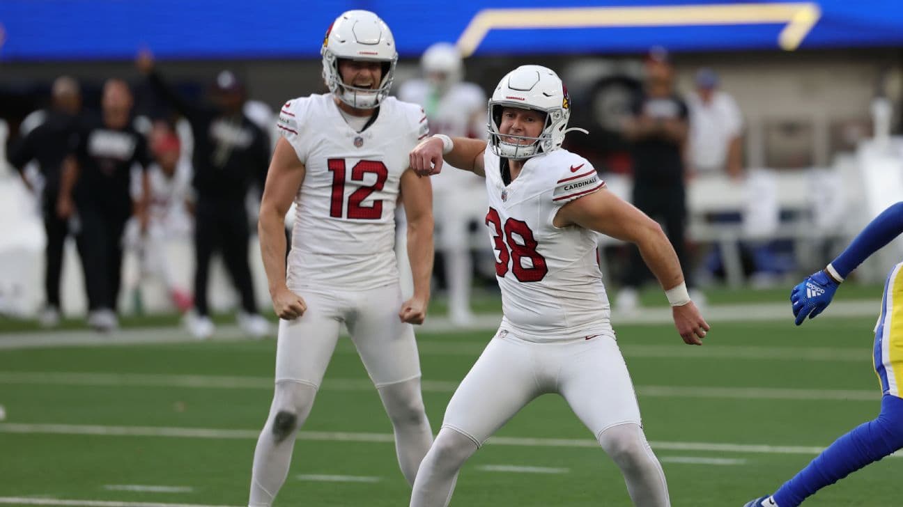 Chad Ryland kicked a career-high six field goals Sunday, none bigger than his game-winning 43-yard as time expired against the Rams.