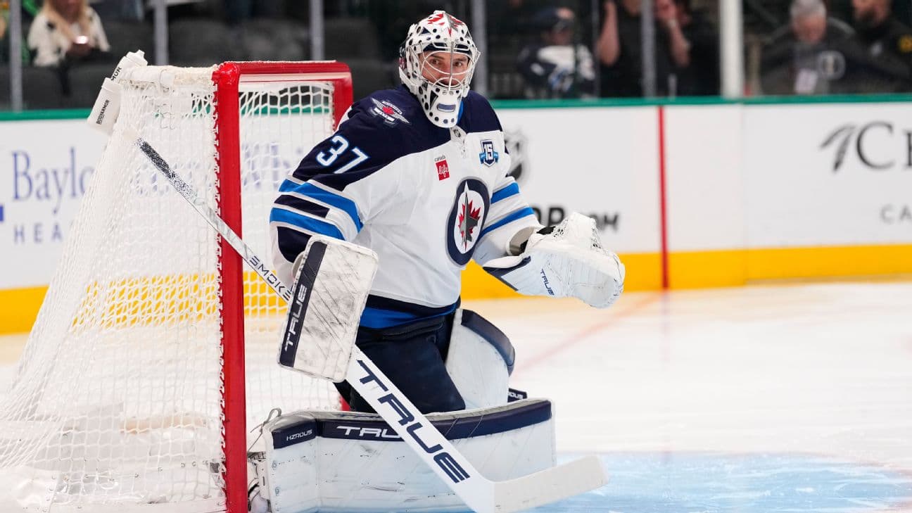 The New Jersey Devils have acquired goaltender Connor Hellebuyck from the Winnipeg Jets.