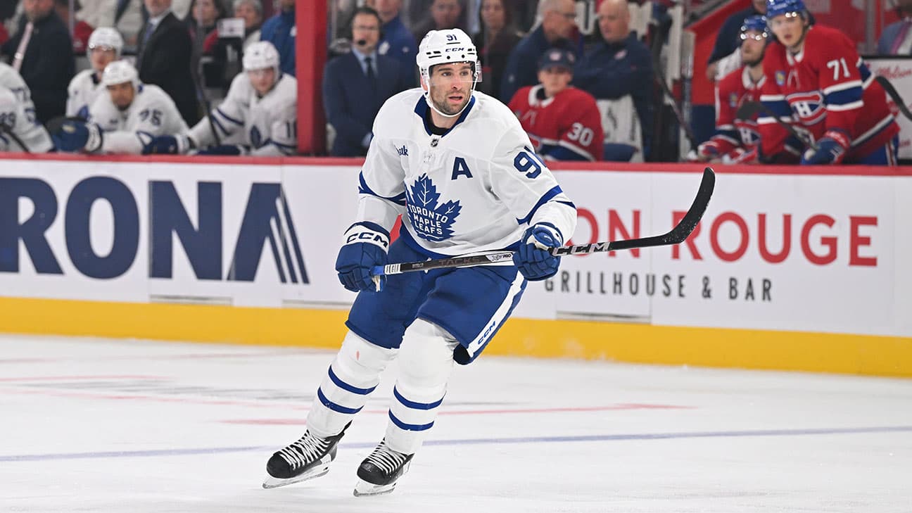 John Tavares in action