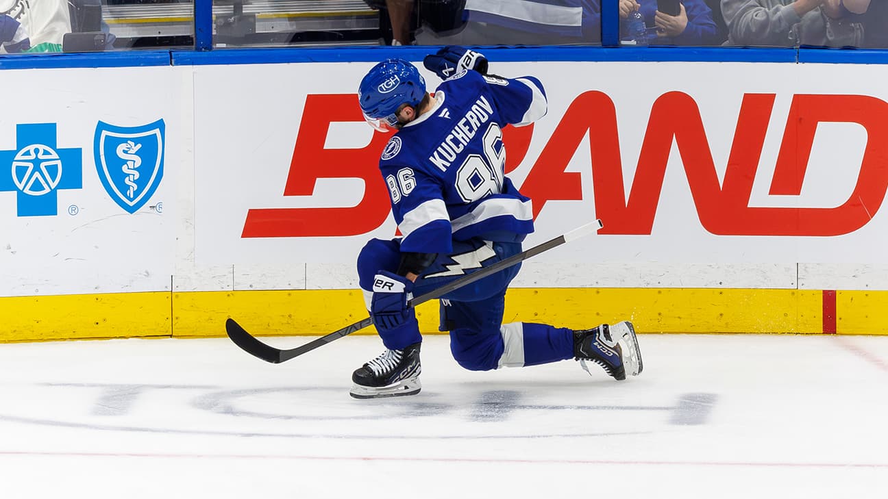 Nikita Kucherov in action