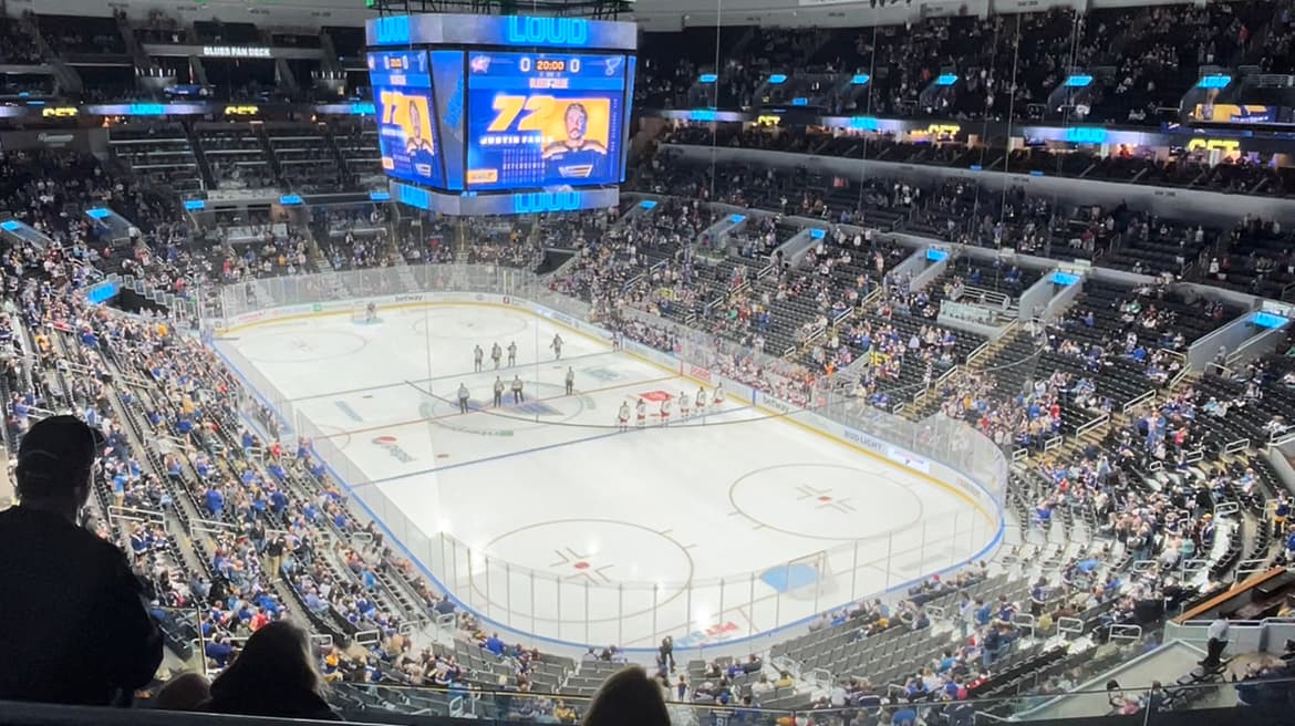St. Louis blues home enterprise center