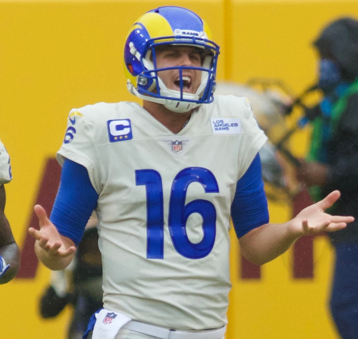 Jared Goff of the Carolina Panthers