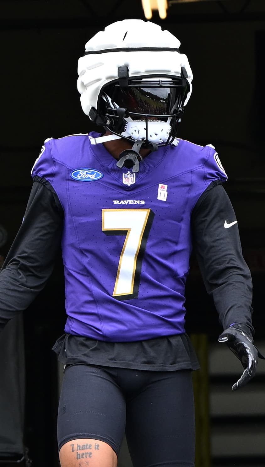 Rashod Bateman of the Baltimore Ravens