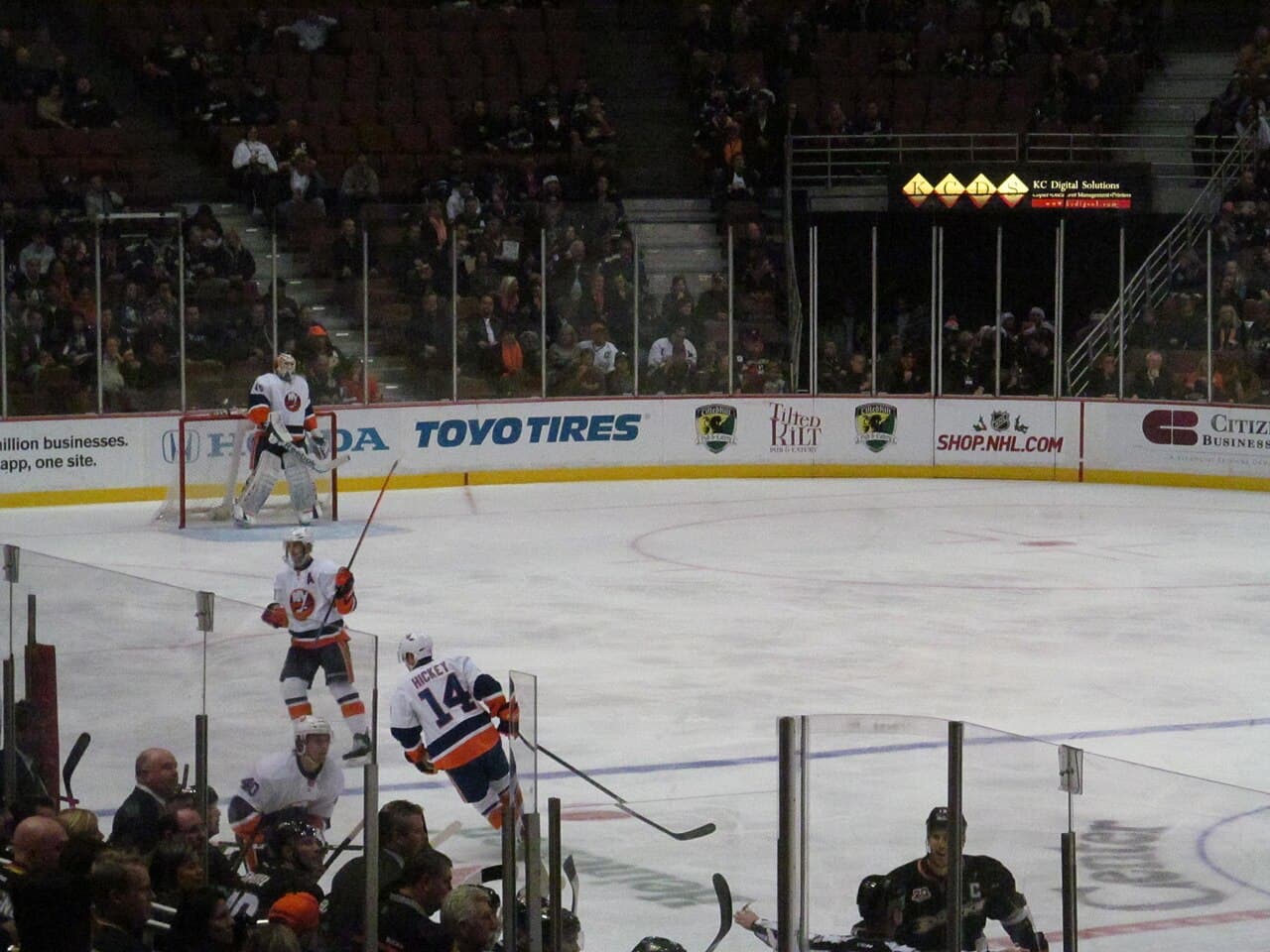 Anaheim Ducks vs. New York Islanders - December 9, 2013