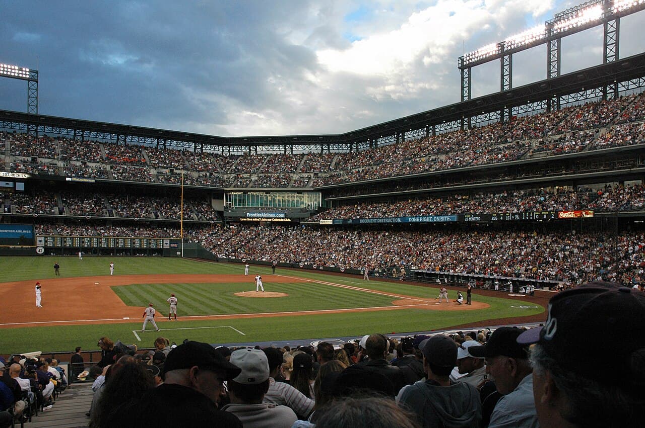 4th of July Colorado Rockies - Arizona Diamondbacks game, Coors Field, Denver, 2009