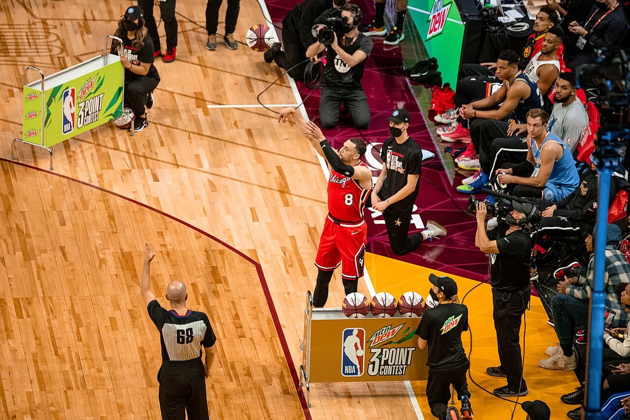 Zach LaVine of the Sacramento Kings