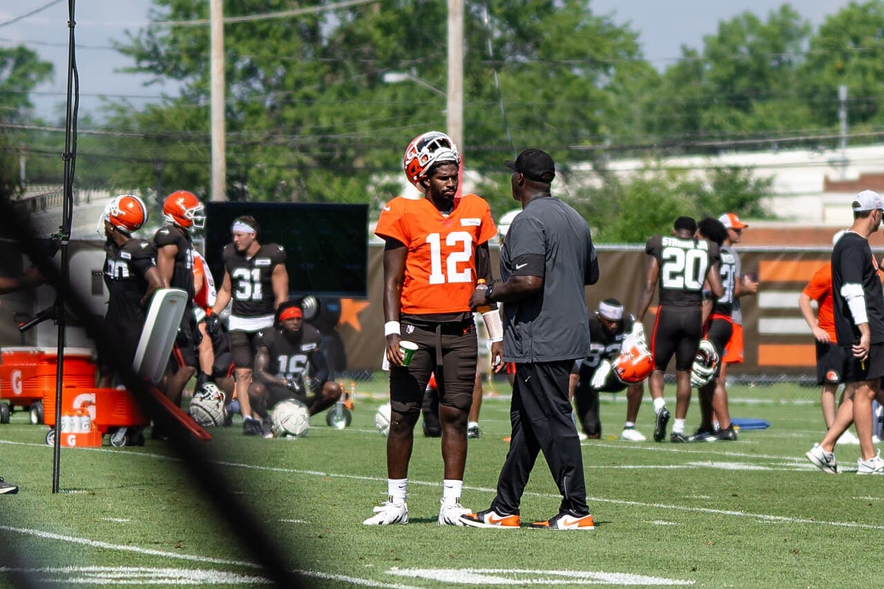 Shedeur Sanders of the Cleveland Browns