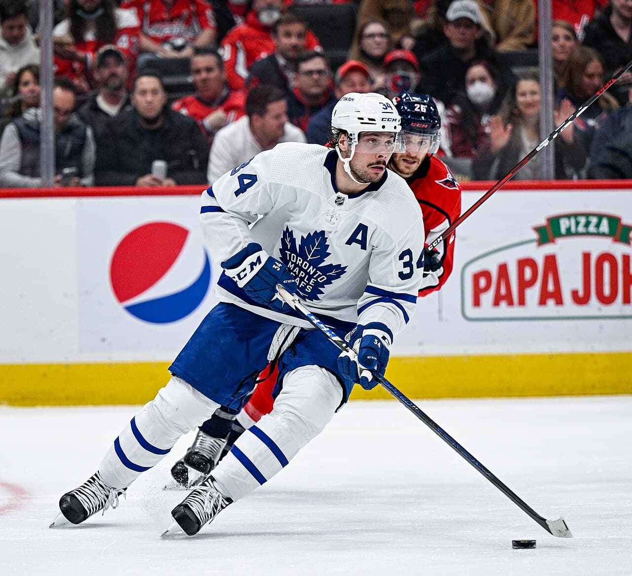 Auston Matthews of the Toronto Maple Leafs