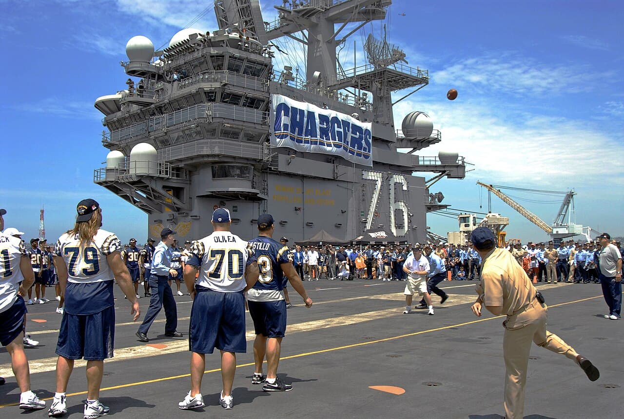 San Diego Chargers USS Ronald Reagan