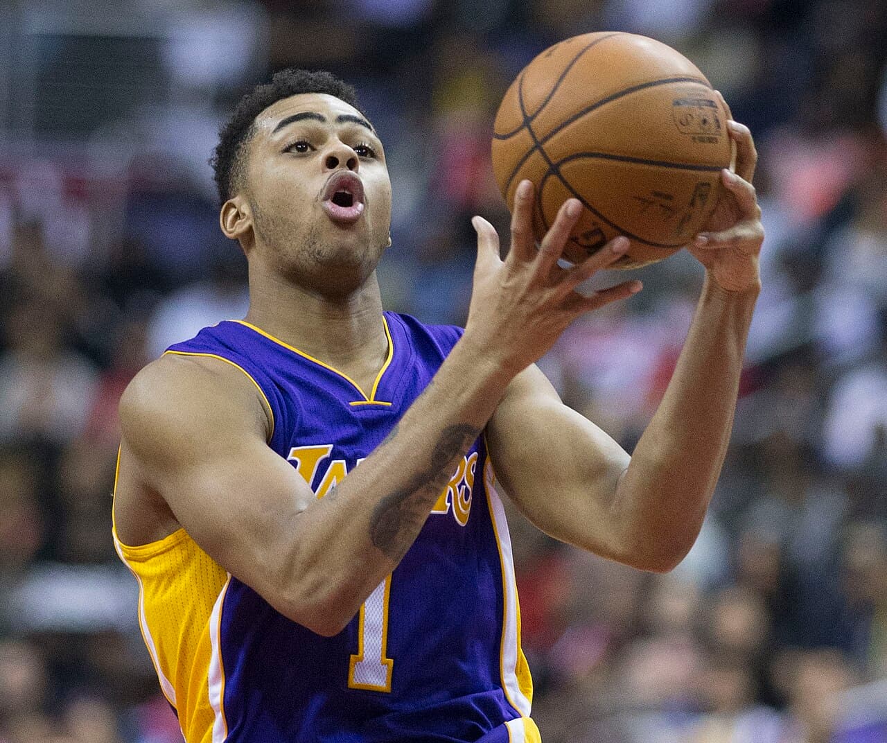 D'Angelo Russell of the Memphis Grizzlies