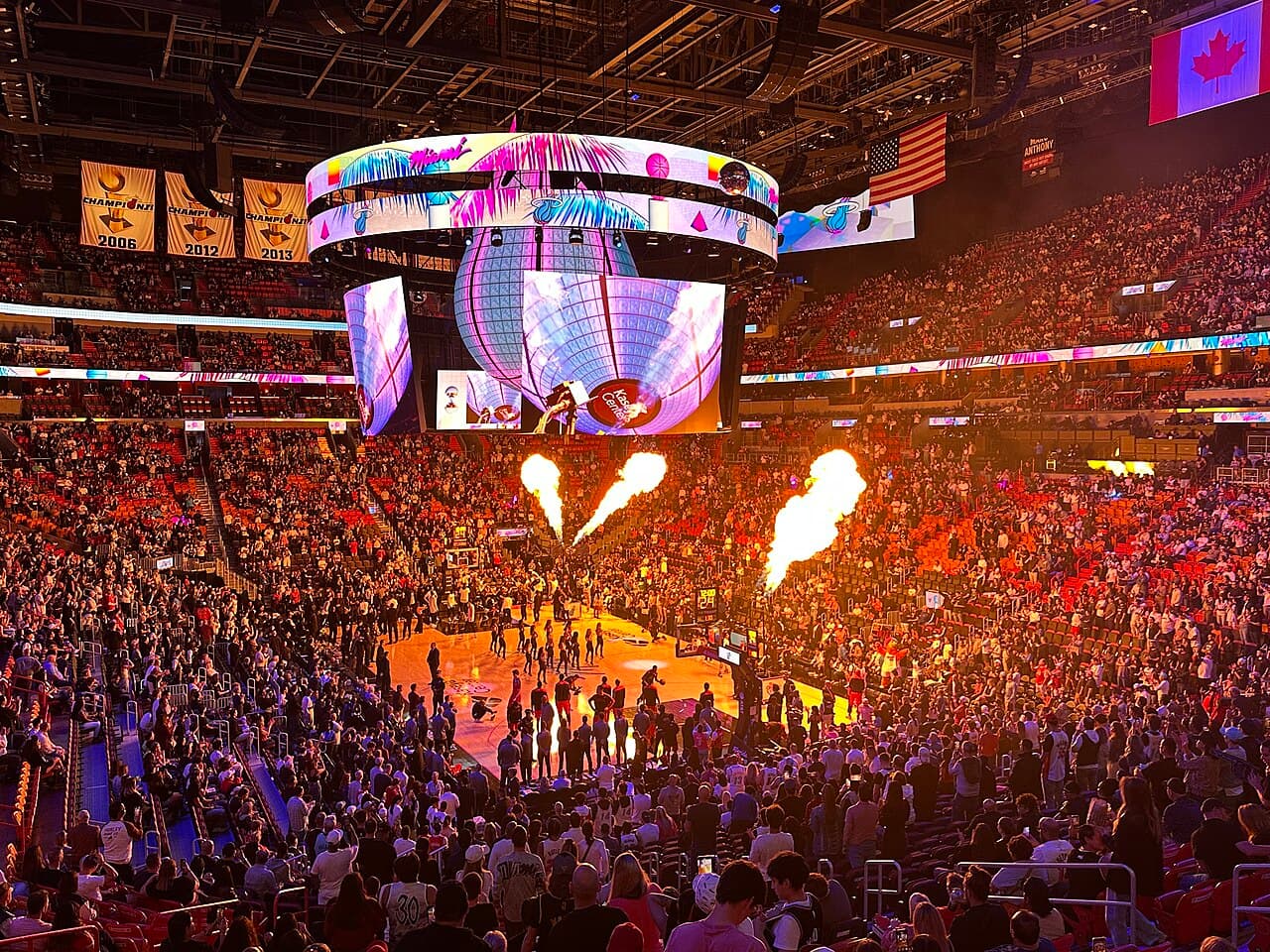 Kaseya Center prior to a Miami Heat game during the 2024-25 season